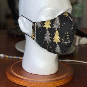 Christmas tree face mask glam